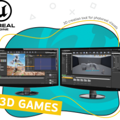 Unreal Engine 4. Игровой движок - КИБЕРшкола программирования для детей, компьютерные курсы для школьников, начинающих и подростков - KIBERone г. Москва